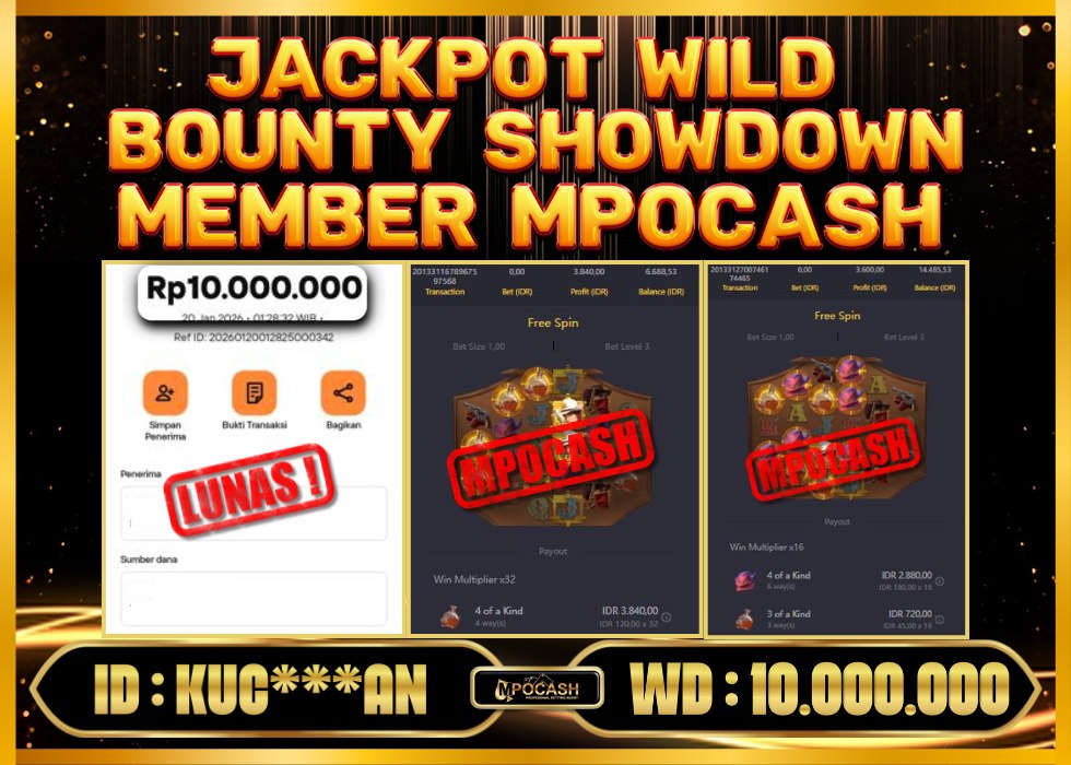 MPOCASH JACKPOT WILD BOUNTY SHOWDOWN
