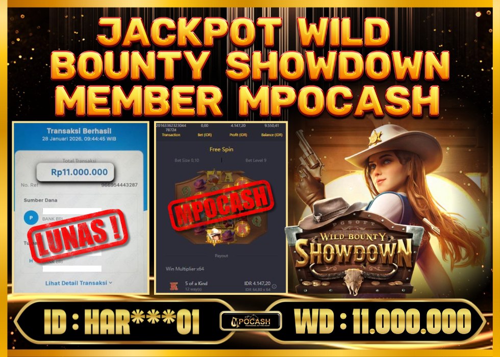 MPOCASH JACKPOT WILD BOUNTY SHOWDOWN