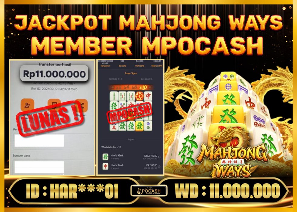 MPOCASH JACKPOT MAHJONG WAYS