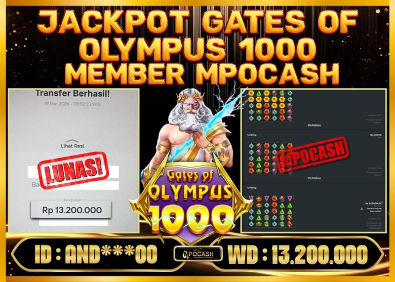 MPOCASH JACKPOT GATES OF OLYMPUS 100