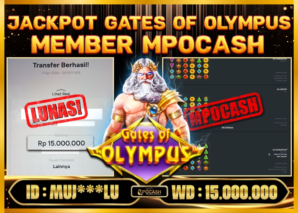MPOCASH JACKPOT GATES OF OLYMPUS