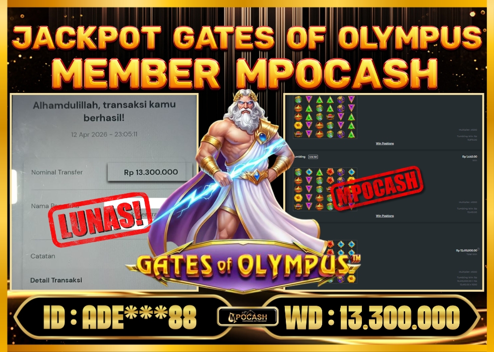 MPOCASH JACKPOT GATES OF OLYMPUS
